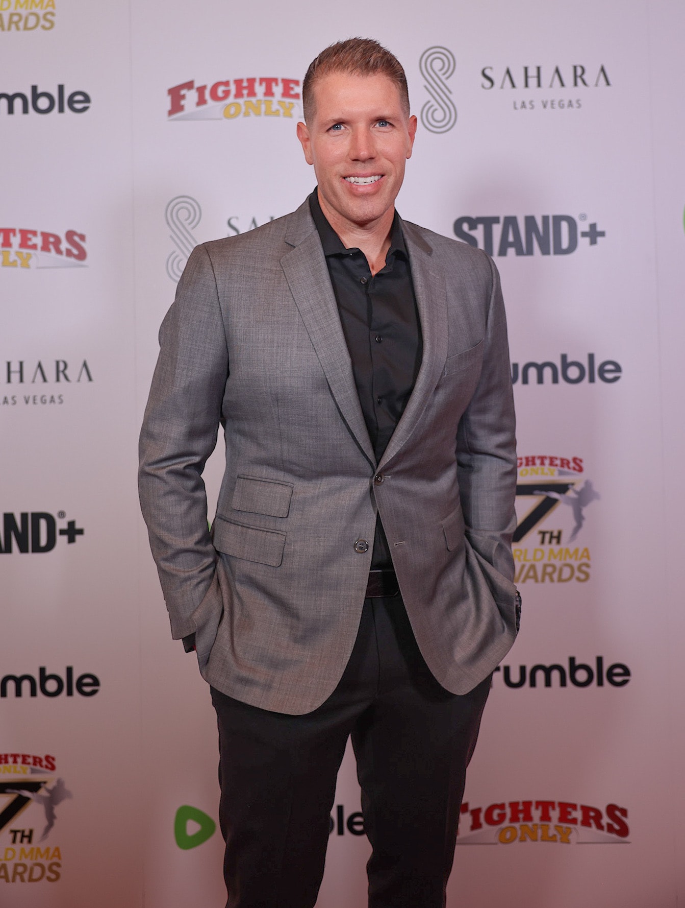 UFC analyst and announcer Brendan Fitzgerald on the MMA Awards red carpet